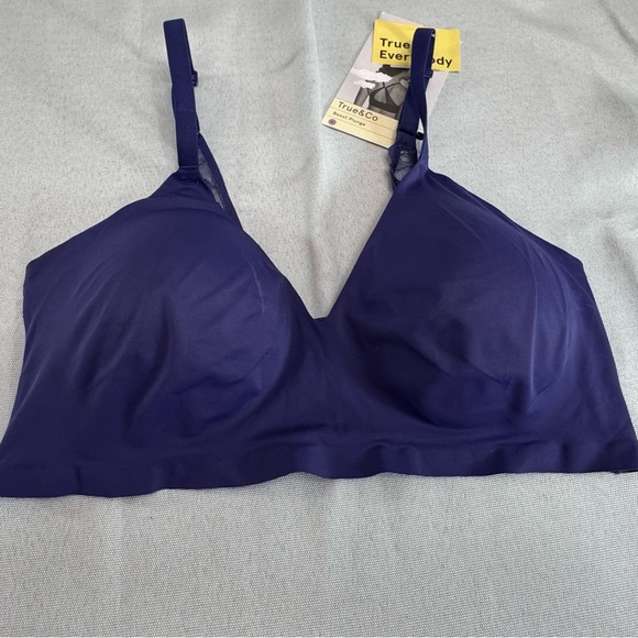 True & Co. Other - True & Co. Seamless Wireless Bra - Deep Navy
